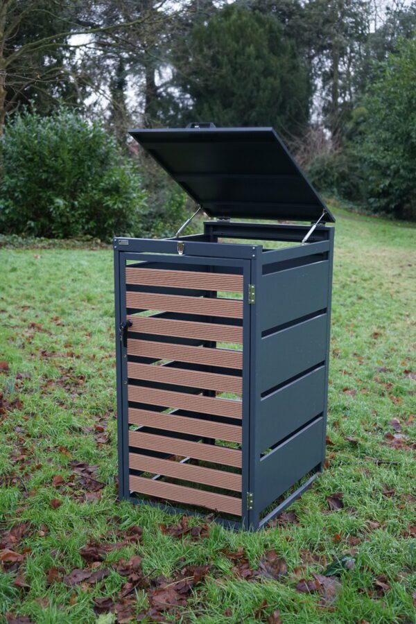 Metal Wheelie Bin Storage-Single