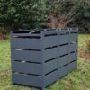 Metal Wheelie Bin Storage-Triple - Image 5