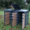 Metal Wheelie Bin Storage-Triple - Image 2