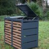 Wheelie Bin Cover/Double Galvanized Steel Storage - Image 11