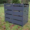 Wheelie Bin Cover/Double Galvanized Steel Storage - Image 7