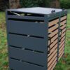 Wheelie Bin Cover/Double Galvanized Steel Storage - Image 5