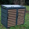 Wheelie Bin Cover/Double Galvanized Steel Storage - Image 4