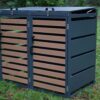 Wheelie Bin Cover/Double Galvanized Steel Storage - Image 2