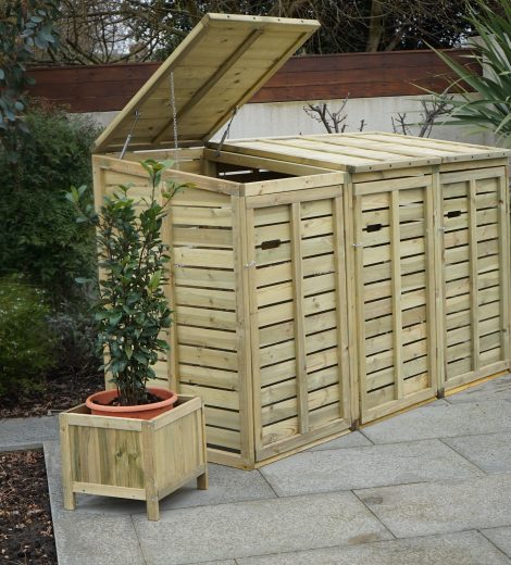 Wheelie Bin Cover – Triple | FSC® Certified