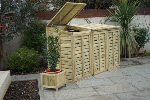 Wheelie Bin Cover – Triple | FSC® Certified