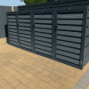 Wheelie Bin Cover 4 Door Galvanized Storage - Image 2