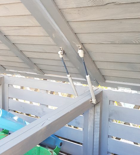 Wheelie Bin Cover spare gas struts