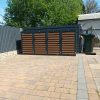 Galvanized Steel Wheelie Bin Cover, Storage/ 4 Door/Quad-Grey - Image 5