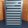 Wheelie Bin Storage-Single Galvanized Steel Bin Cover-Grey - Image 5